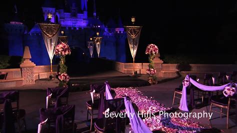 Disney Castle Wedding Ceremony Disneyland Hd Youtube