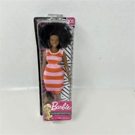 Fashionistas Barbie Doll Mattel African American 105 Afro Curvy Fxl45 2799 Picclick