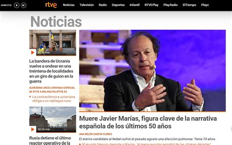 È morto lo scrittore spagnolo Javier Marías aveva 70 anni