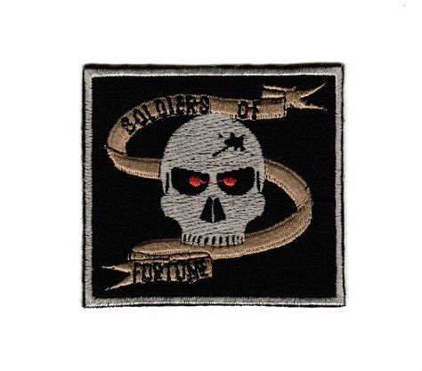 Soldiers Of Fortune Embroidered Sew On Patch American Action Etsy