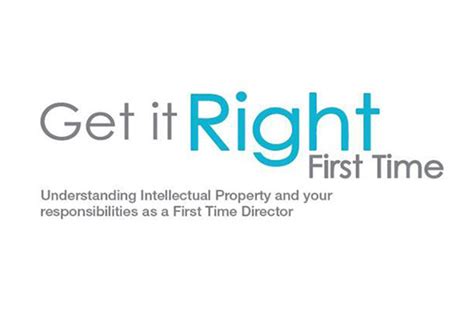 Get It Right First Time Intellectual Property Office Blog
