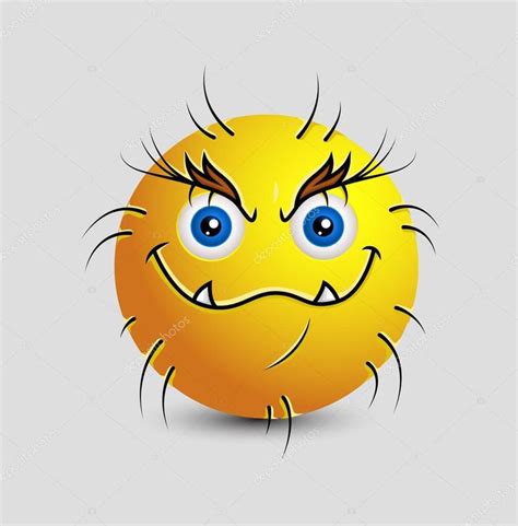 A Yellow Smiley Face With Blue Eyes And An Angry Look On Its Face