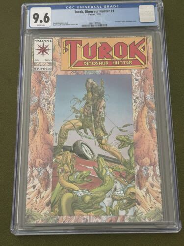 Turok Dinosaur Hunter 1 Comic Book Valiant 1993 CGC 9 6 High Grade