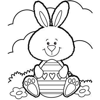 I love how detailed this cute easter bunny coloring page is. Free Printable Easter Bunny Coloring Page - The Frugal ...