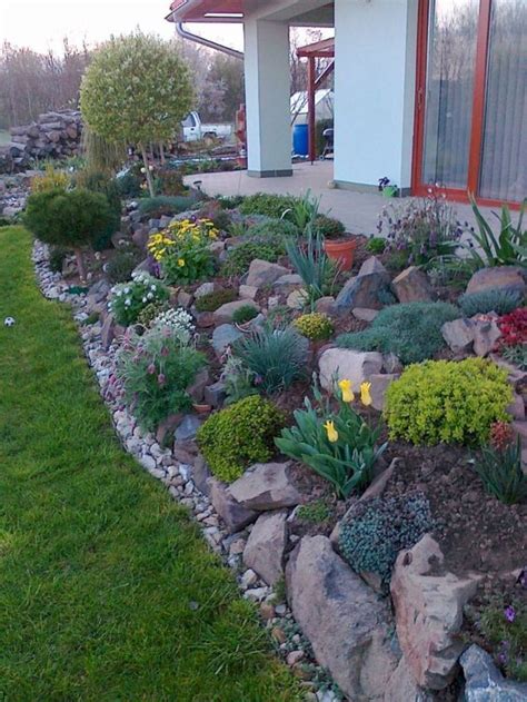 Front Yard Landscaping Ideas With Rocks Image To U