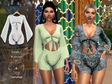 Daniela Playsuit By Camuflaje At Tsr Sims 4 Updates