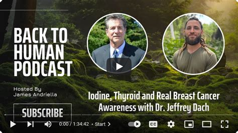 Iodine Thyroid And Real Breast Cancer Awareness Podcast Jeffrey Dach Md