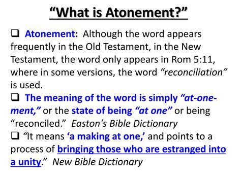 Ppt The Biblical Concept Of Atonement Powerpoint Presentation Free