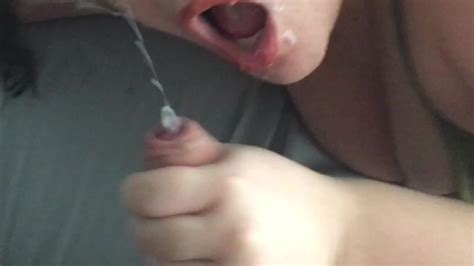 Girlfriend Made Me Cum All Over Her Face Slow Motion View Uncut Cock