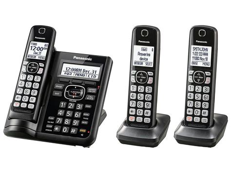 Panasonic Cordless Phone With 3 Handsets Kx Tgf543b