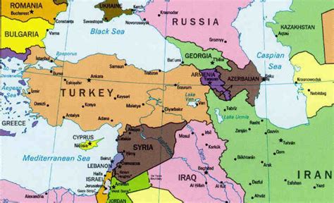 Türkiye Haritası ve Türkiye Uydu Görüntüleri