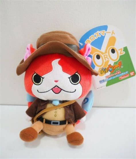 Yokai Watch Jibanyan Treasure Yorozumart Bandai Kuttari Plush Tag Toy Doll Japan Ebay