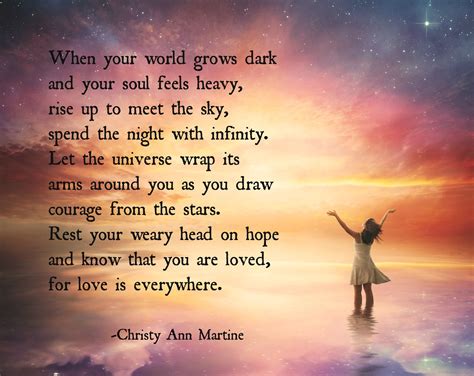 Universe Nature Lover Universal Love Poetry Quotes Christy Ann
