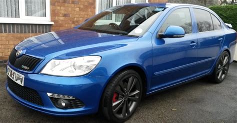 Best Colour For Alloys On Race Blue Vrs Skoda Octavia Mk Ii 2004