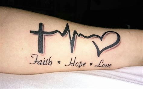 Faith, Hope, Love | Faith hope love tattoo, Faith hope tattoo, Hope tattoo