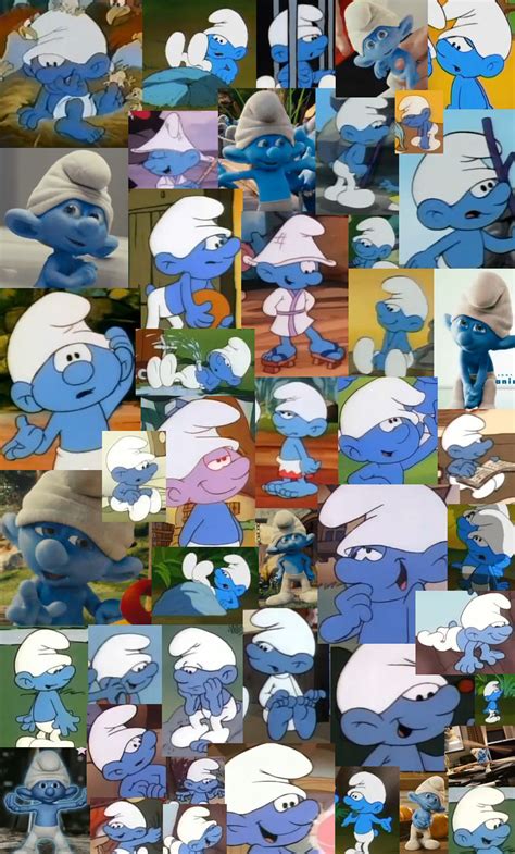 Clumsy cartoon illustrations & vectors. Clumsy Smurf Collage by AngryScottishBurd on DeviantArt