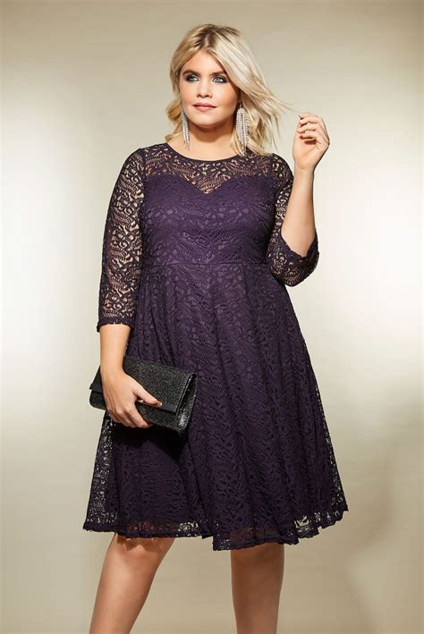 Purple Lace Dress