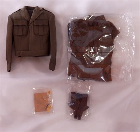 X19 Ww2 The Poptoys Golden Age Captain Military Uniforms Suit B 1 6 Scale Male Military Suit Set