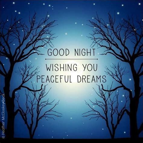 Good Night Wishing You Peaceful Dreams Romantic Good Night Image