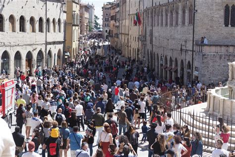 Free Images Perugia Masks Covid Crowd People Public Space Event