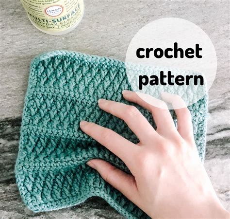 Alpine Cloth Set Pattern Crochet Dishcloth Dish Towel Crochet