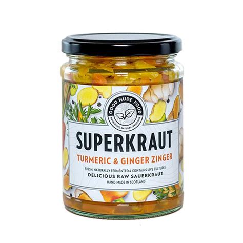 Turmeric And Ginger Zinger Superkraut Sauerkraut In 500ml From Good