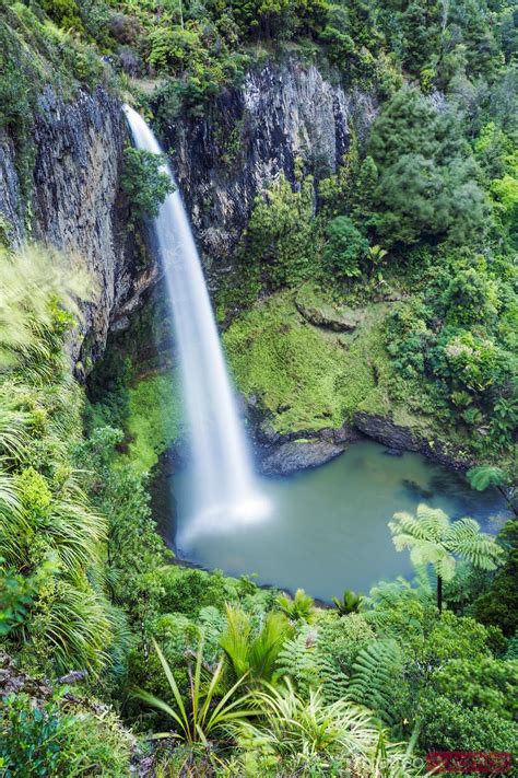 Brial Veil Falls Waikato New Zealand Royalty Free Image