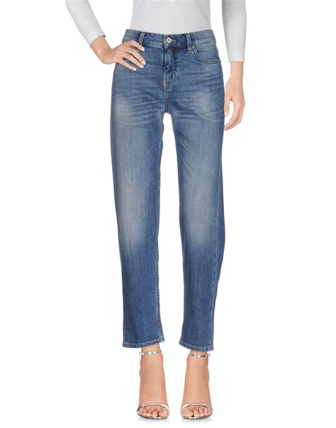 Mih Jeans Denim Pants In Blue Modesens