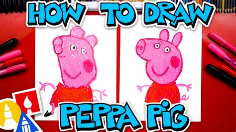 How To Draw Peppa Pig Art For Kids Hub