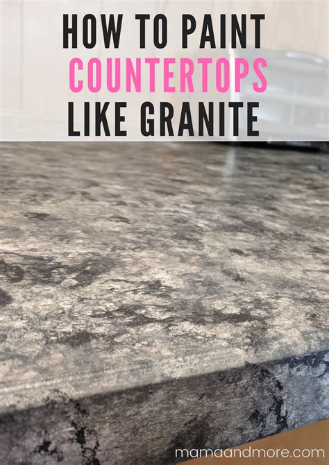 Painting A Kitchen Countertop To Look Like Granite Countertops Ideas