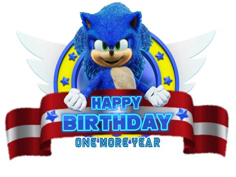 Sonic Happy Birthday One More Year Fiestas De Cumpleaños De Sonic