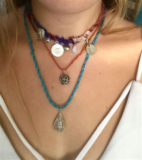 Layers Of Handmade Necklaces In My Etsy Shop Handmade Jewelery Boho
