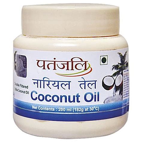 Buy Patanjali Coconut Oil 200 Ml Jar Online At Best Price Of Rs 70 Bigbasket
