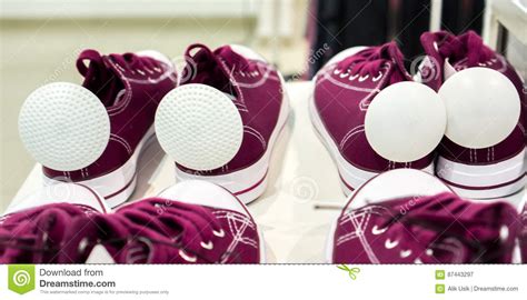 Lots Of Colorful Sneaker Shoes On Sale Stock Image Image Of Plimsoll
