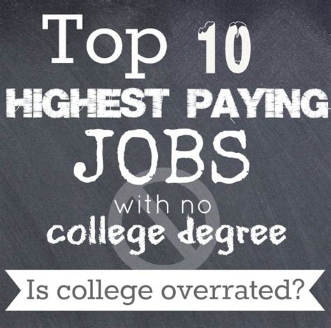 Maybe you would like to learn more about one of these? Top 10 Highest Paying Jobs without a College Degree | Best ...