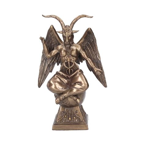 The name baphomet appeared in trial transcripts for the inquisition of the knights templar starting in 1307. Baphomet Bronze 24cm