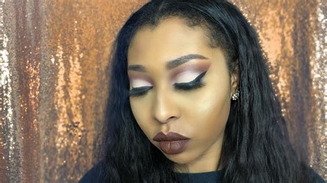 Brown Cut Crease Makeup Tutorial Youtube