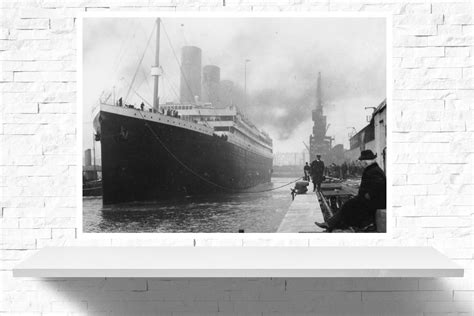 Vintage Titanic Poster Print By Andysprintsuk On Etsy