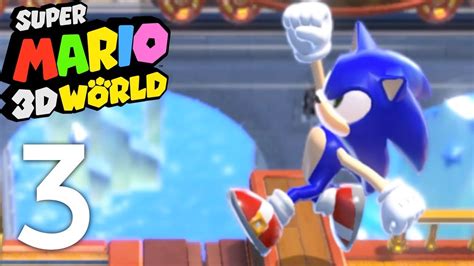 Super Sonic 3d World Mario 3d World All Characters With Sonic World
