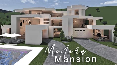 Mega Modern Mansion NO LARGE PLOT ROBLOX Bloxburg YouTube