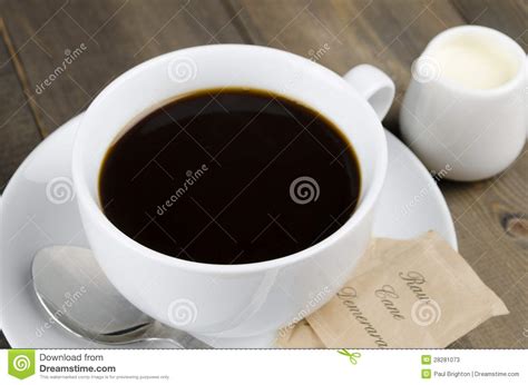 Americano Black Coffee stock image. Image of java, gray - 28281073