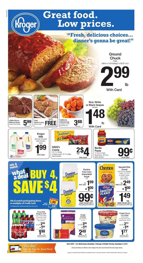 Don't miss this week food depot ad sales and specials and don't forget to print off your local ad. Kroger Weekly Ad November 27 - December 1, 2015 | Weekly ...