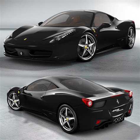Photo Ferrari 458 Italia Noir