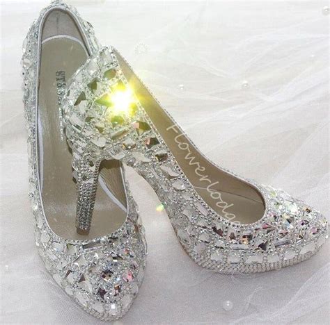 Bling Rhinestone Women Heel Shoes Closed Toe Classic Women Slippers Pumps Wedding Dance Shoes