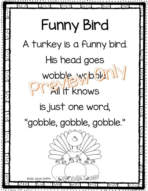Daughters And Kindergarten 5 Thanksgiving Poems For Kids