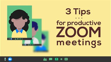 Zoom Tips Make Your Meetings Better Youtube