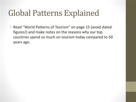 Ppt Growth In Global Tourism Powerpoint Presentation Free Download