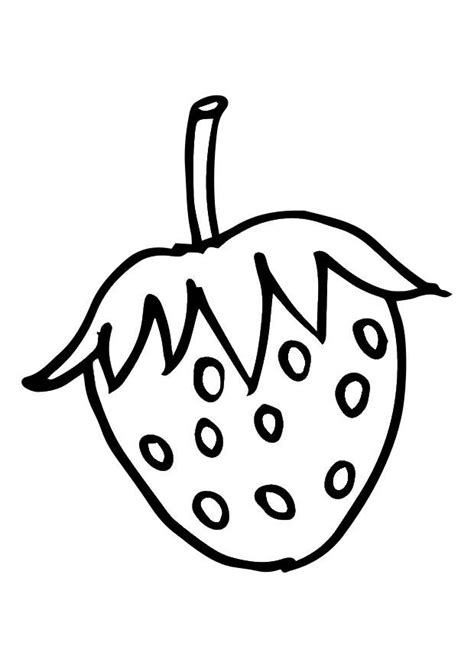 Coloring Page strawberry free printable coloring pages Img 28733