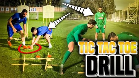 Tic Tac Toe Soccer Drill Compilation Youtube