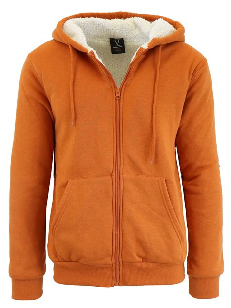 Mens Sherpa Lined Zip Up Hoodie Atelier Yuwaciaojp